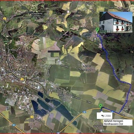 Pension Garni Zum Felsenkeller Nordhausen Bagian luar foto